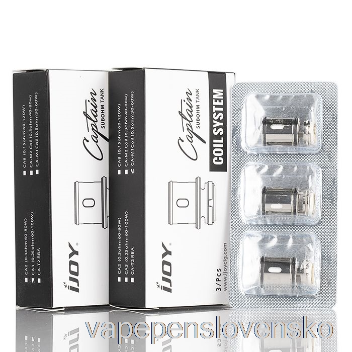 Ijoy Kapitán Ca Náhradné Cievky 0,15ohm Ca8 Cievky Vape Shop Bratislava